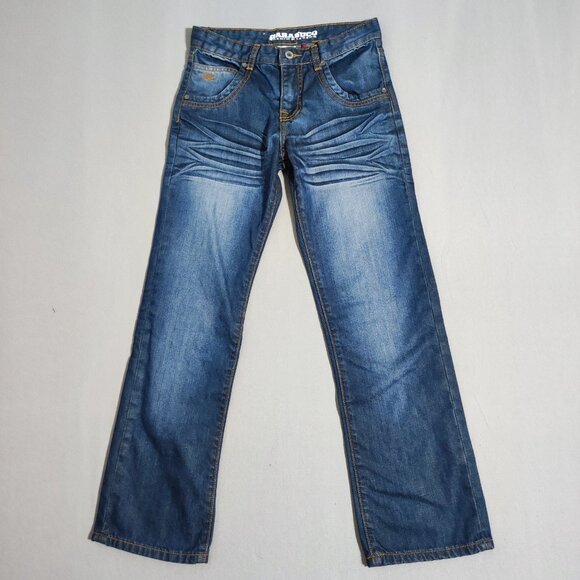 Parasuco selvedge jeans bootcut women's junior sz 12 (27) hard washed ink blue - Picture 1 of 13
